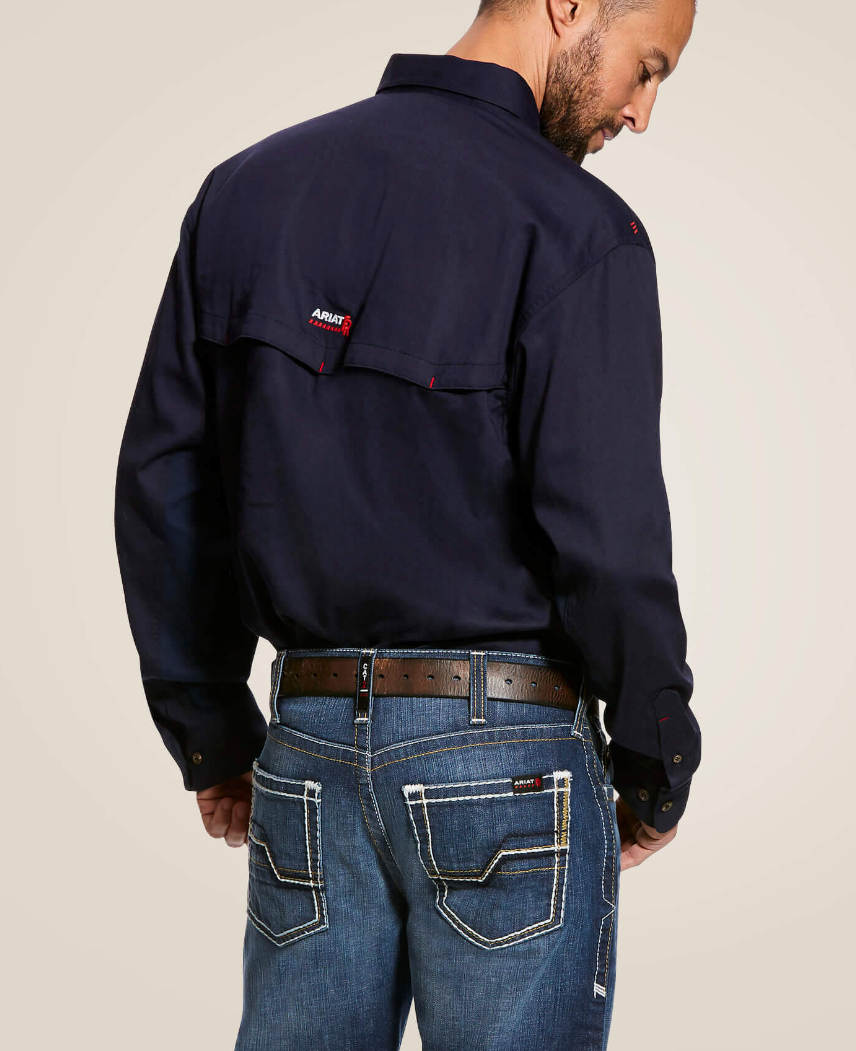 10019062-MNS FR VENT WORK SHIRT