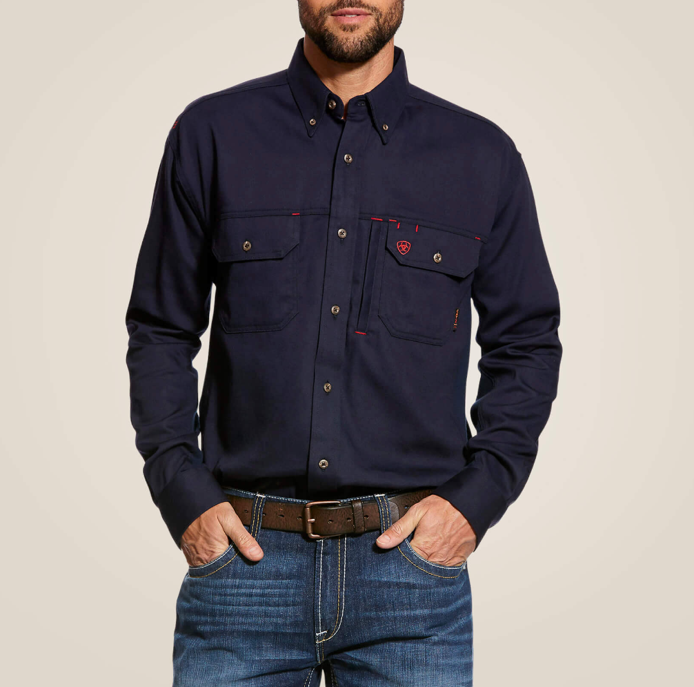 10019062-MNS FR VENT WORK SHIRT