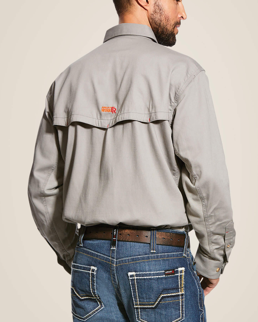 10019063-MNS FR VENT WORK SHIRT