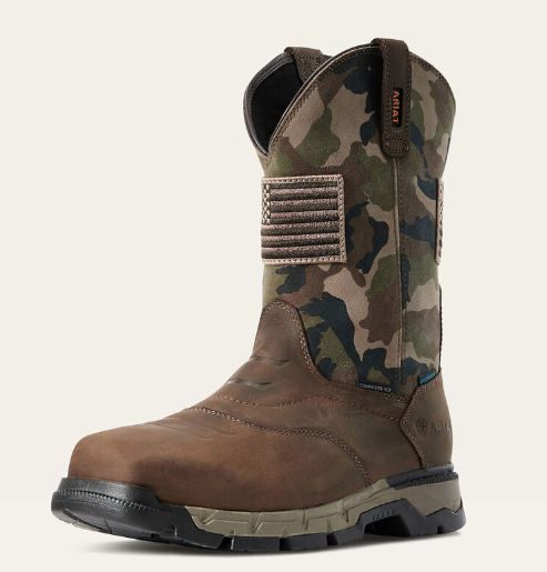 10029518-ARIAT REBAR PATRIOT COMPOSITE TOE BOOT