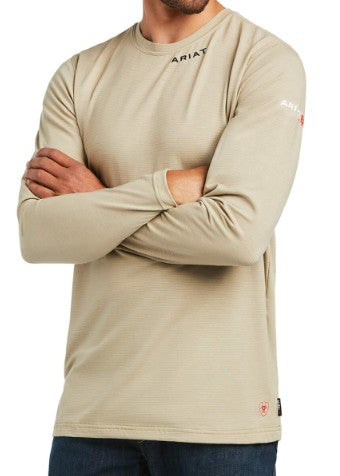 10039464-FR BASELAYER T-SHIRT-KHAKI