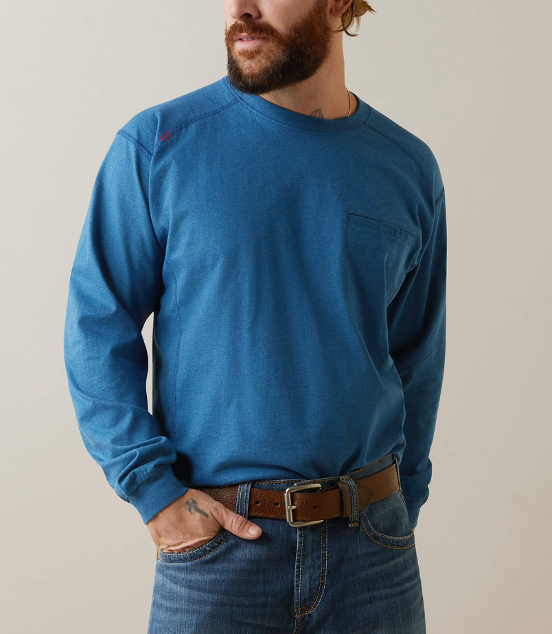 10043469-ARIAT AIR CREW FR SHIRT