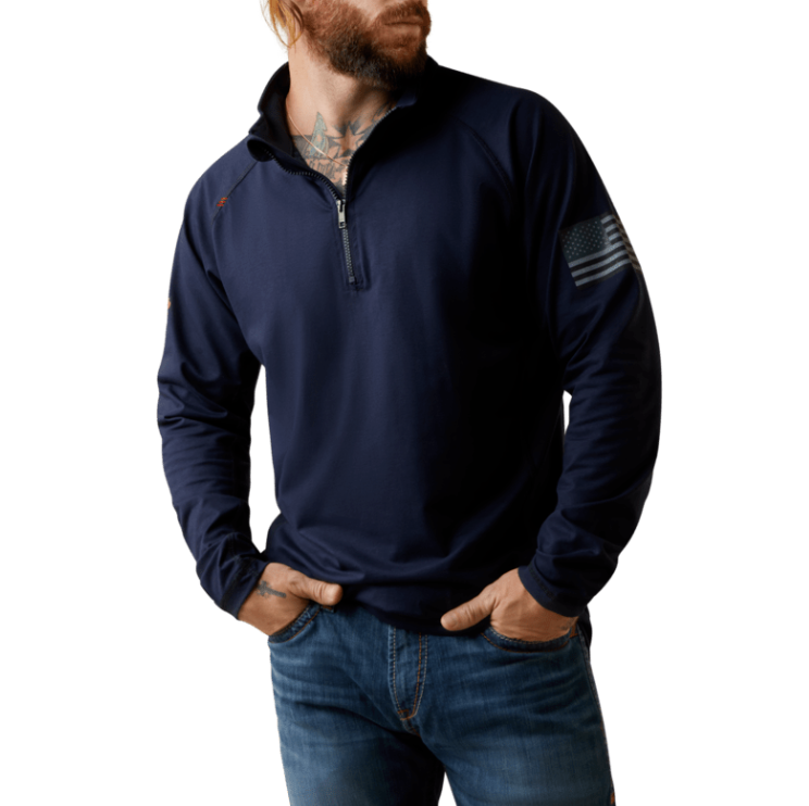 10043565-FR COMBAT PATRIOT 1/4 ZIP SHIRT