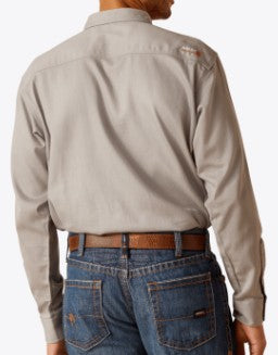 10048446-FR SNAP WORK SHIRT SILVERFOX