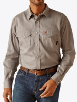 10048446-FR SNAP WORK SHIRT SILVERFOX