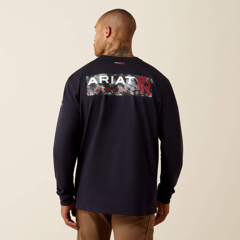 10079147 FR Air Graphic Logo Long Sleeve T-Shirt