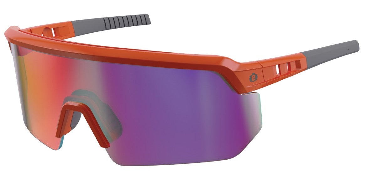 55019-ERGODYNE ORANGE PURPLE LENS SAFETY GLASSES