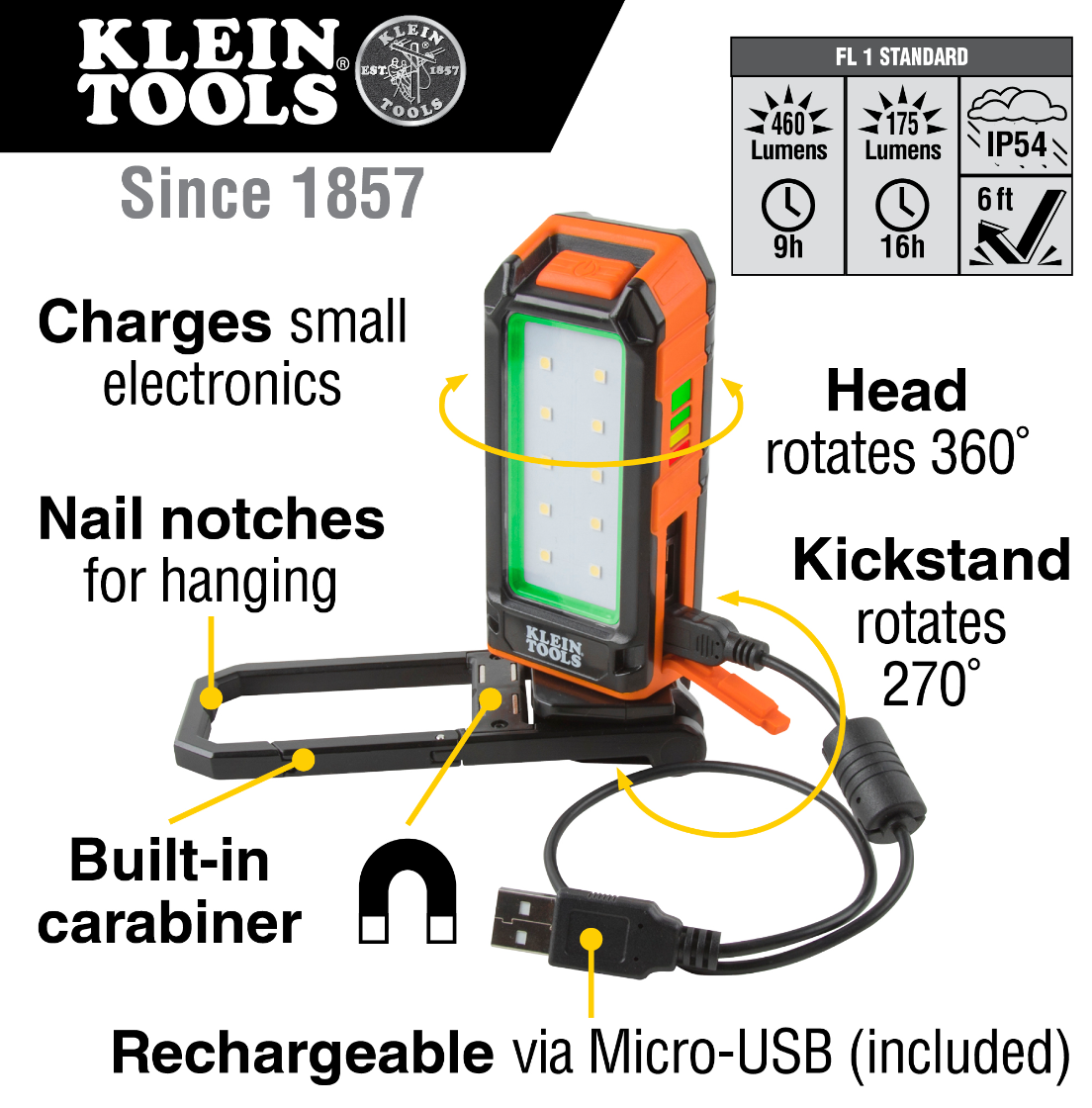 56403-RECHARGEABLE PERSONAL WORK LIGHT