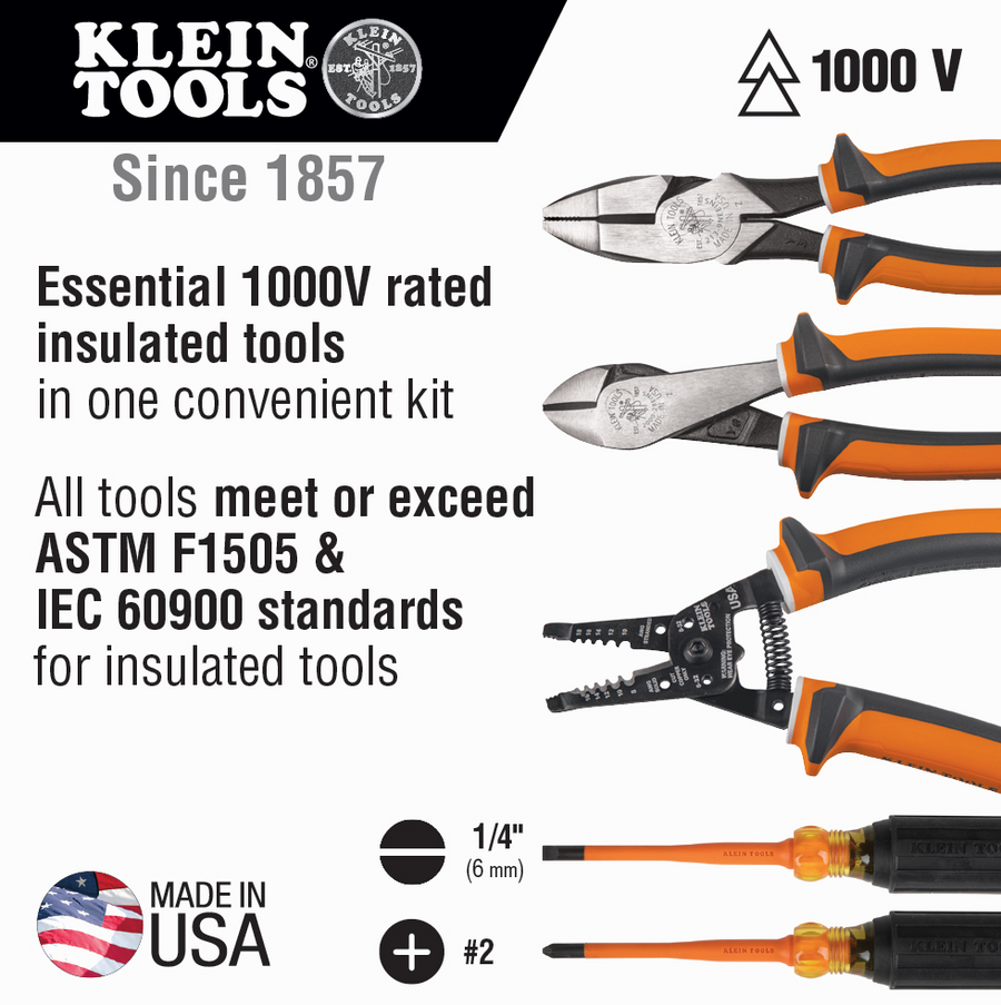 94130-1000V 5PC INSULATED TOOL KIT