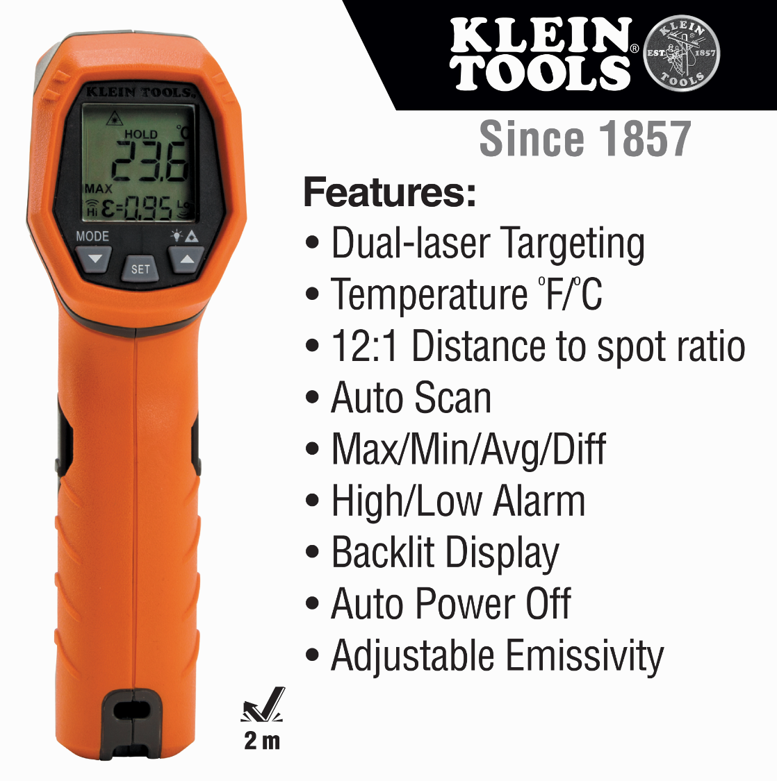 Dual-Laser Infrared Thermometer - Gilson Co.