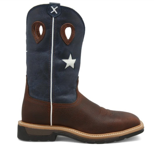 MLCS007-TEXAS FLAG WORK BOOT