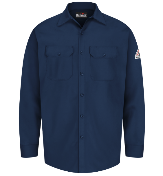 SEW2NV-BULWARK EXCEL FR WORK SHIRT