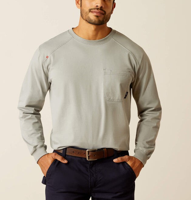 10052108-ARIAT FR PIMA LS WORK SHIRT