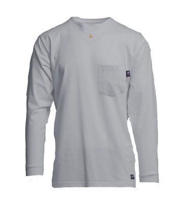 FRT-USHLSP6GY-GREY FR POCKET WORK SHIRT
