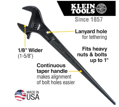 3239-16" KLEIN ADJUSTABLE WRENCH