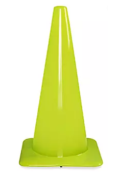7879-28" LIME TRAFFIC CONE