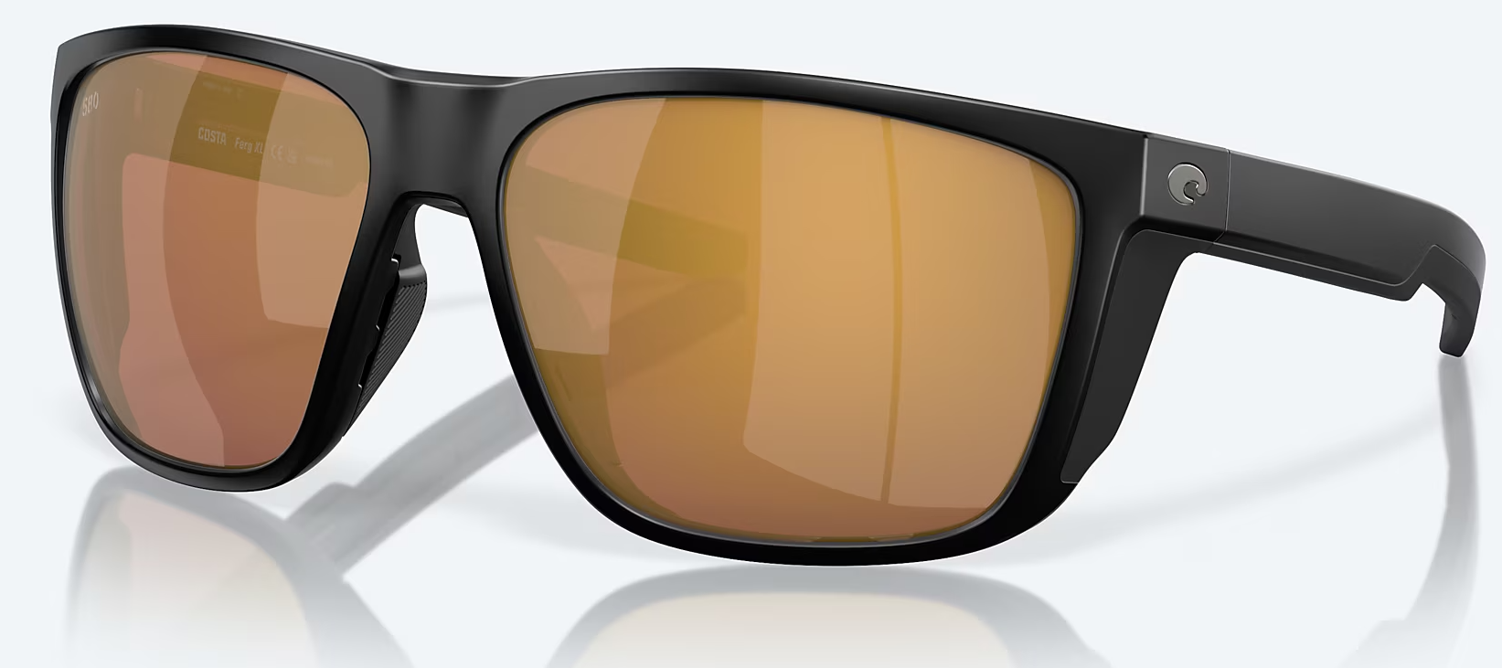 06S9012 FERG XL BLK W/ SUNRISE SILVER MIRROR