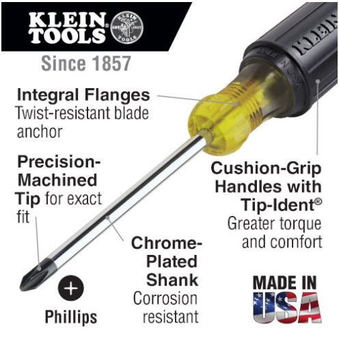 603-4-#2 PHILLIPS SCREWDRIVER