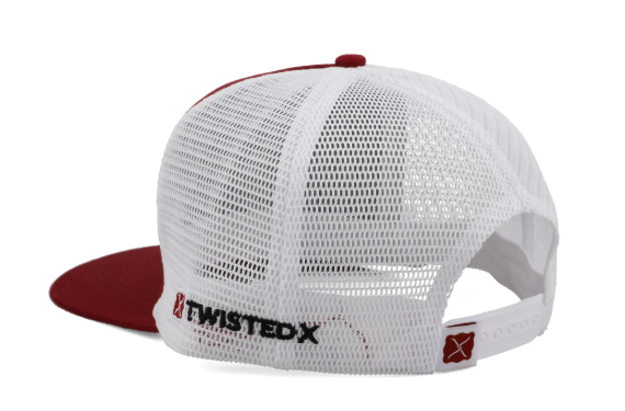 TWISTED X CAP PATCH CAP007 RED & WHITE