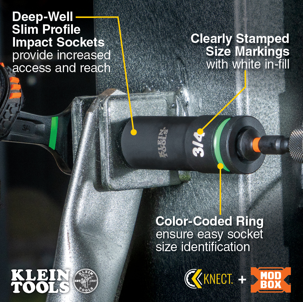 65111IMPCT 14PC DEEP IMPCT 1/2DR SCKT