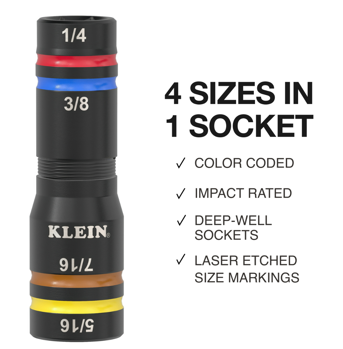 651QS 4-IN-1 SOCKET W/HEX SHAFT