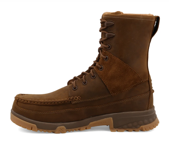 MXCCM01 8" WORKBOOT DISTRESSED SADDLE