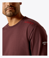 10062667 MNS FR Born For This T-Shirt BITTER CHOCOLATE