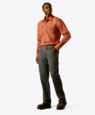 10062745 MNS FR Wayne Retro Fit Snap Work Shirt