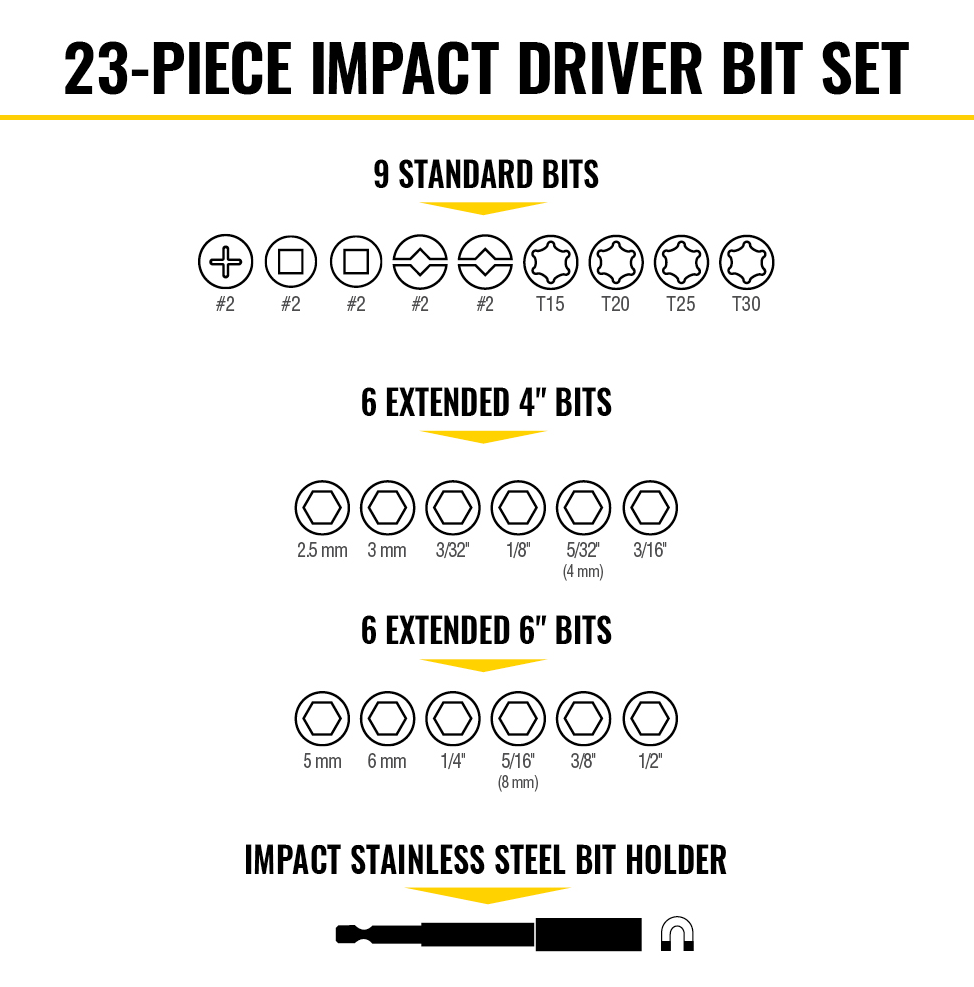 33804 23pc PROFLEX IMPACT