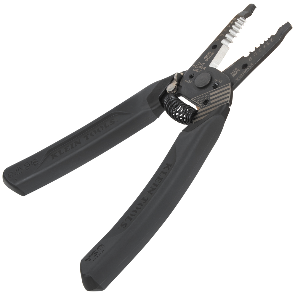 K11095BLK Klein-Kurve® Blackout Wire Stripper / Cutter, 8-20 AWG