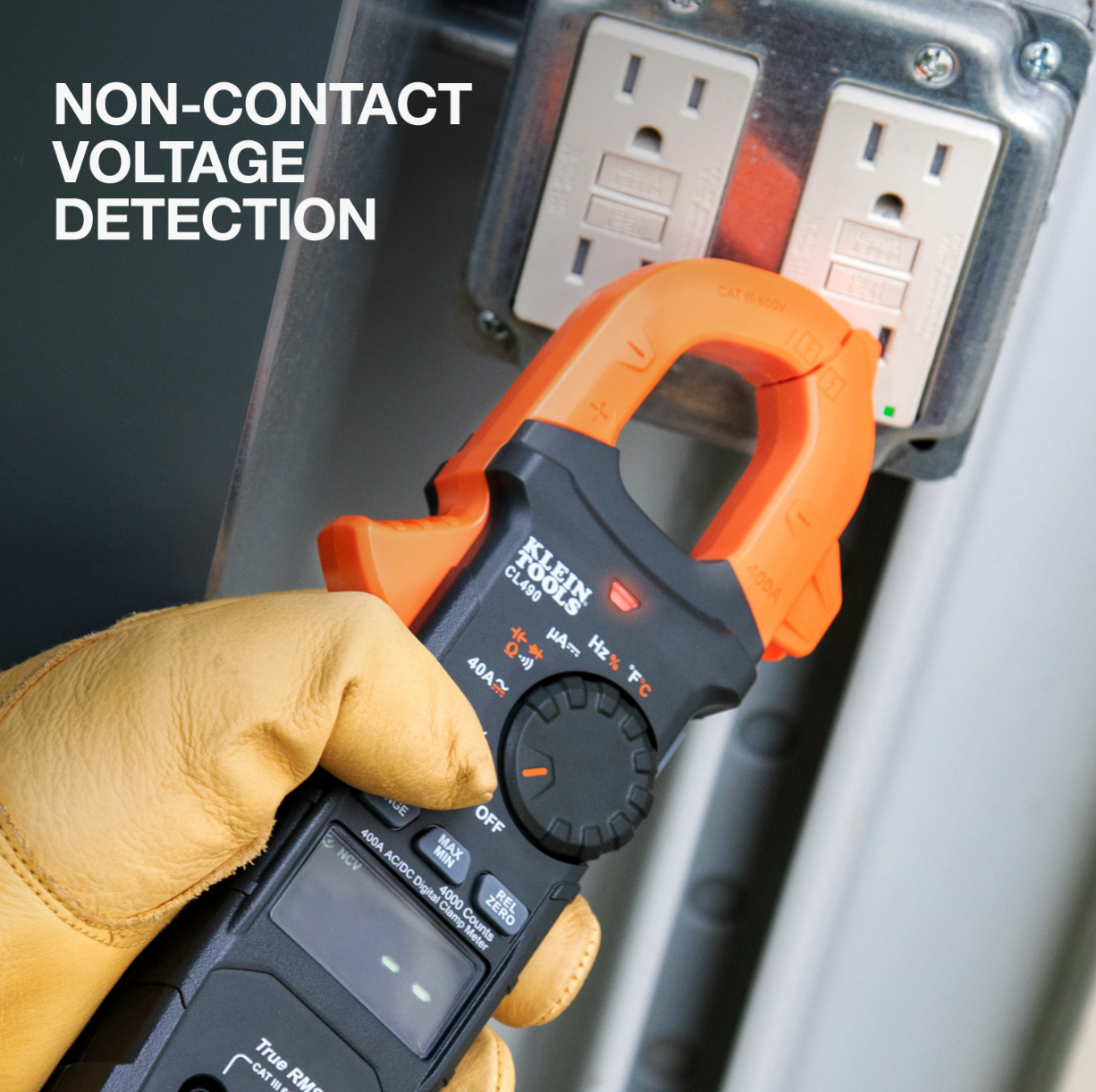 CL490 400A AC/DC Dual-Display Auto-Ranging Digital Clamp Meter