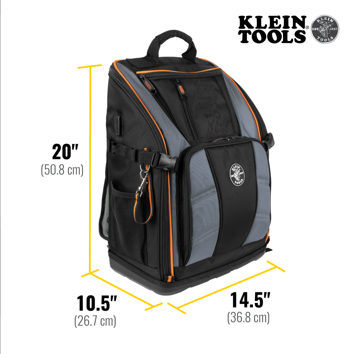 62482 Tradesman Pro™ Tool Station Tool Bag Backpack, 27 Pockets