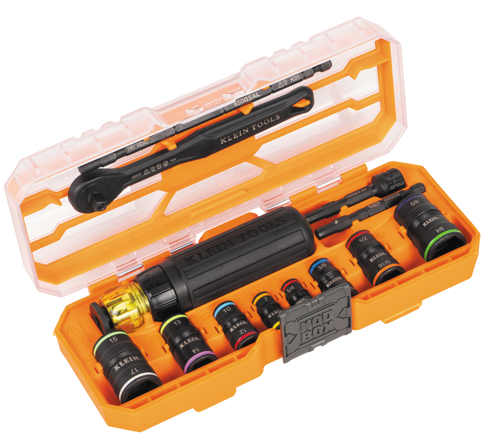 65242 Flip-16 KNECT™ Ratcheting Impact Flip Socket Screwdriver Set