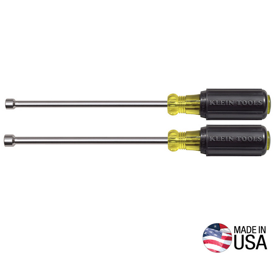 646M Nut Driver Set, Magnetic Nut Drivers, 6-Inch Shafts, 2-Piece