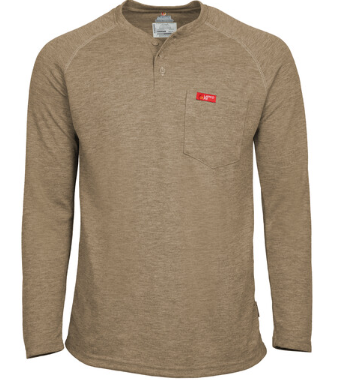 FRT-RHP FR Raglan Sleeve Henley T-Shirt | 6oz. Inherent Knit