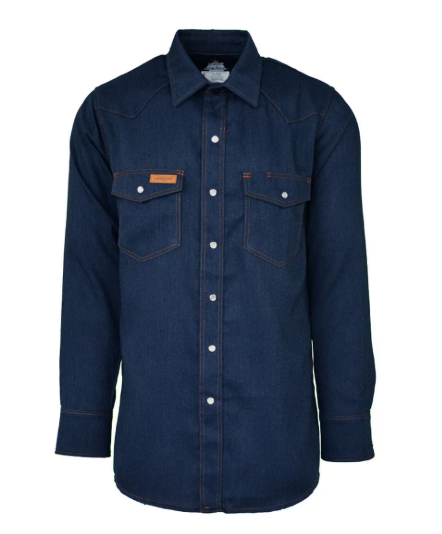 TCSW5DN FR Modern Western Shirt made with 5oz. TecaSafe® One Inherent