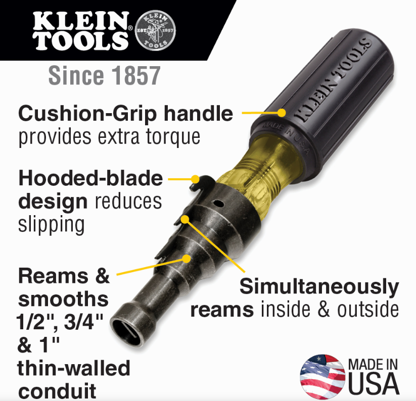 85191 Conduit Fitting and Reaming Screwdriver519