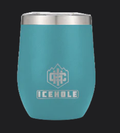 ICEHOLE WINE TUMBLER 12oz