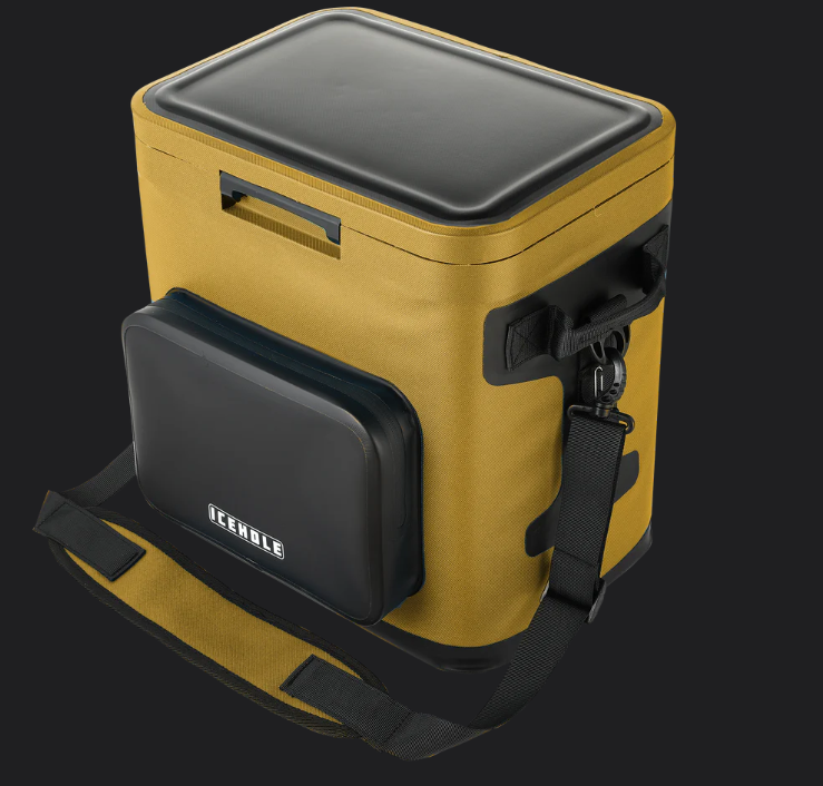 ICEHOLE H20- 20QT HYBRID II COOLER (COYOTE/ORANGE)