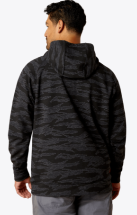 10062335 FR DURASTRETCH SMOKE HOODIE (BLACK JUNGLE CAMO)