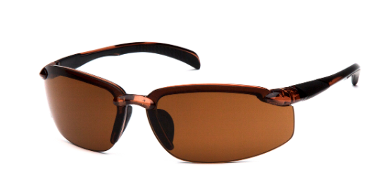 121VGSBR1118DB- Pyramex VentureGear Waverton Bronze Lens/Brown Frame Safety Glasses