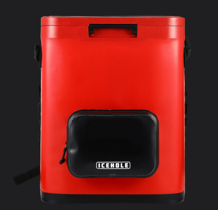 ICEHOLE H30 - 30 QT HYBRID II COOLER (RADIANT RED/BLACK)