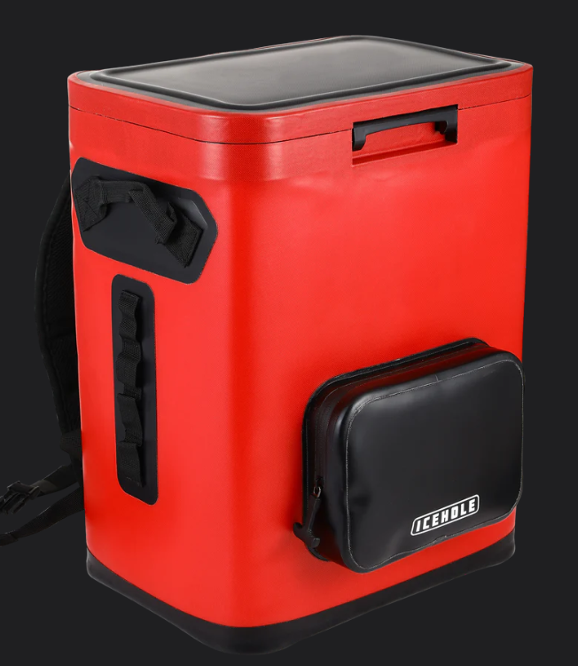 ICEHOLE H30 - 30 QT HYBRID II COOLER (RADIANT RED/BLACK)
