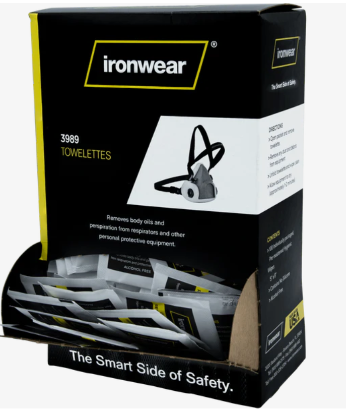 3989 IRONWEAR RESPIRATOR WIPES