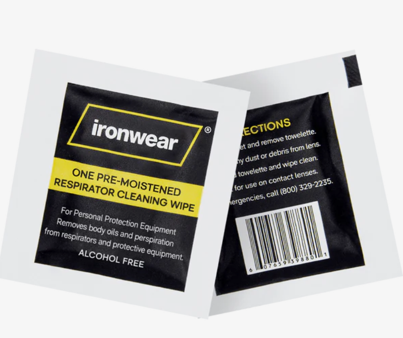 3989 IRONWEAR RESPIRATOR WIPES
