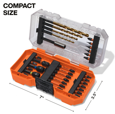 33811 Drill and Driver Bit Set, 32-Piece