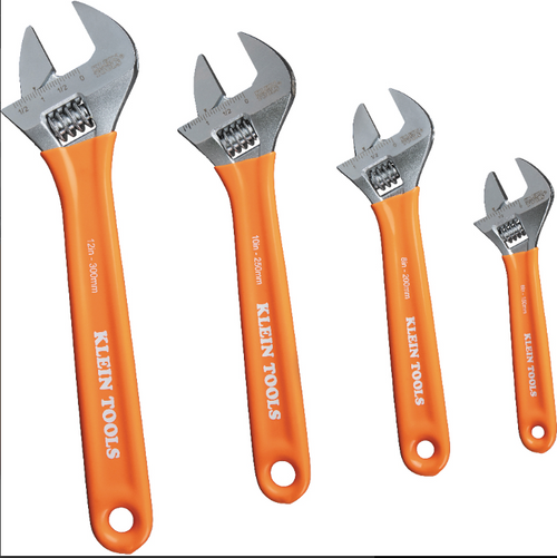 D5074 Extra-Capacity Adjustable Wrenches, 4-Piece