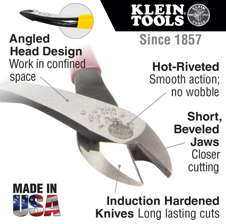 J2000-48-8" DIAGONAL CUT PLIERS