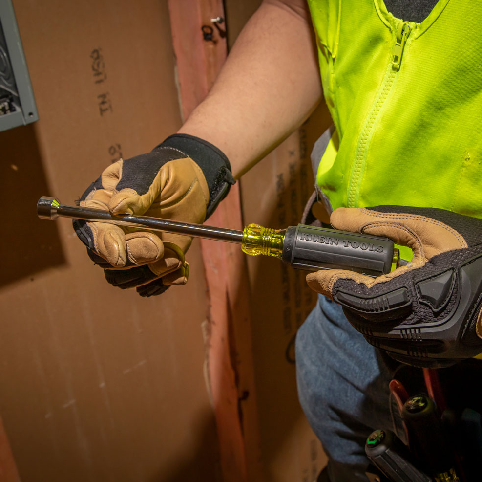 647M - Nut Driver Set, Magnetic Nut Drivers, 6-Inch Shafts, 7-Piece