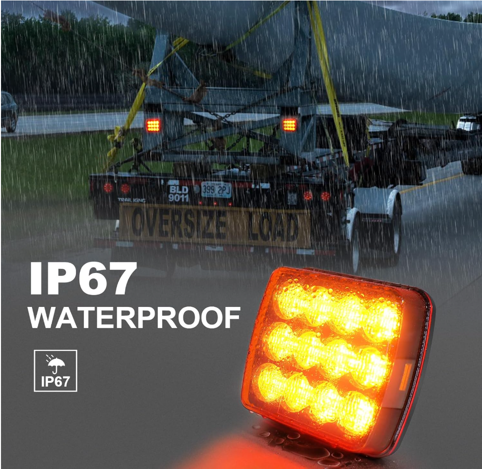 EMERGENCY LIGHTS ECE R65 AGW02A WIRELESS FLASHING LIGHTS